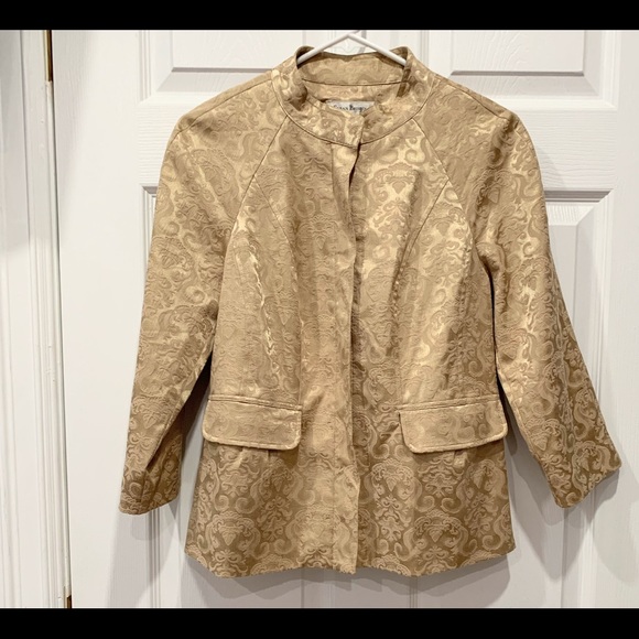 Susan Bistrol tan beige  jacket size S - Picture 1 of 11